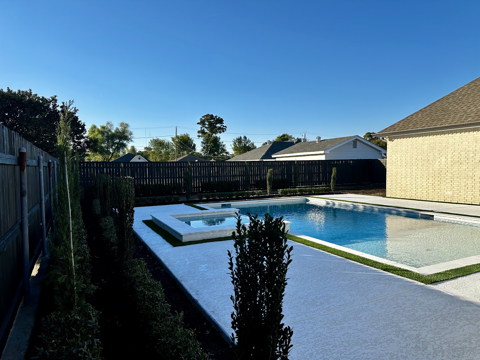 Compact Backyard Pool Install